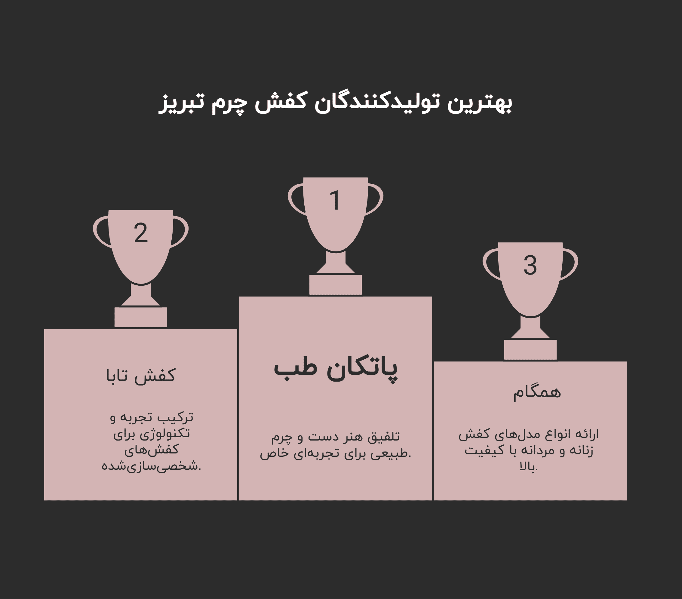 لیست بهترین تولیدی کفش چرم تبریز (+آدرس و تلفن) | پاتکان 1 تولید کنندگان کفش چرم تبریز