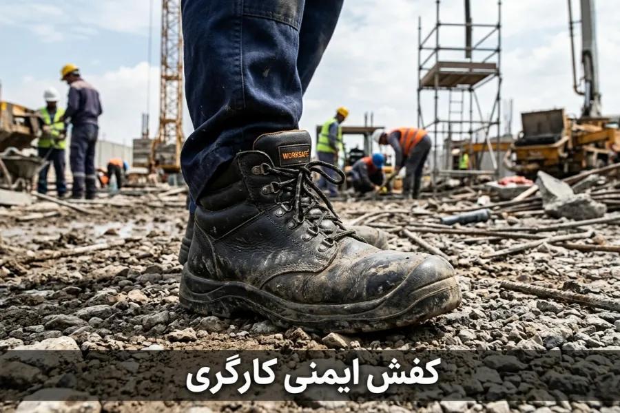 راهنمای خرید کفش ایمنی کارگری + (بهترین برندهای ایرانی و خارجی) 1 کفش ایمنی کارگری