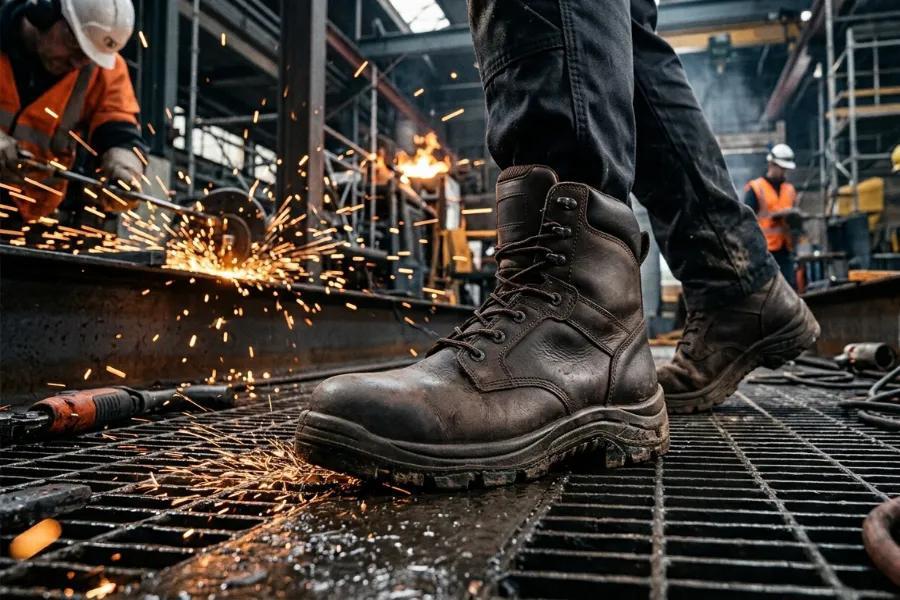 استاندارد کفش ایمنی چیست؟ (بررسی S1 ، S1P ، S2 ، S3 ، S5) 4 شماره استاندارد کفش ایمنی