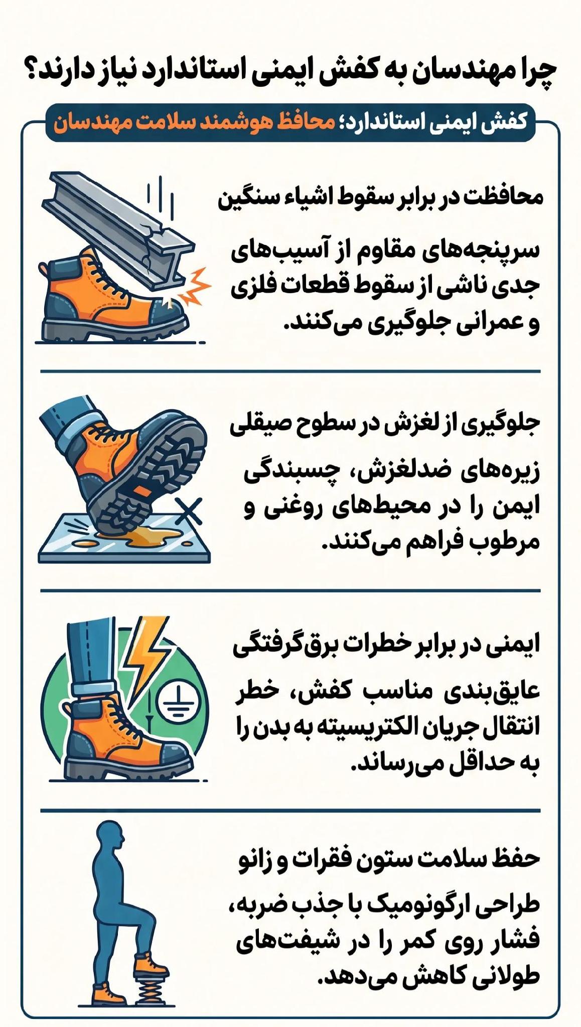 راهنمای خرید کفش ایمنی مهندسی + (معرفی بهترین برندها) 2 بهترین کفش ایمنی مهندسی
